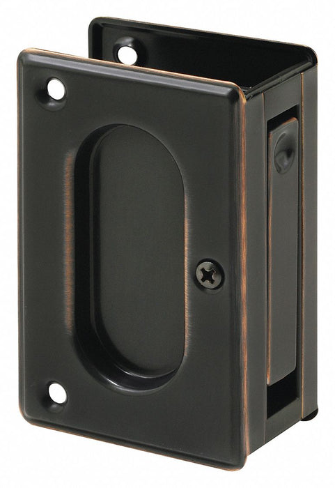 Tray/Edge Pull Black Brass 2 1/2 in W