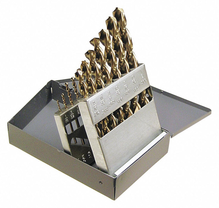 Jobber Drill Set 15 pc Cobalt