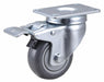 Plate Caster Swivel Polyurethane 4 1/4 H