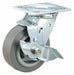 Plate Caster Swivel Rubber 6 1/2 H