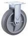 Plate Caster Rigid Rubber 9 1/2 H