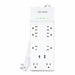 Outlet Strip White 9-3/4 in 8 Outlets
