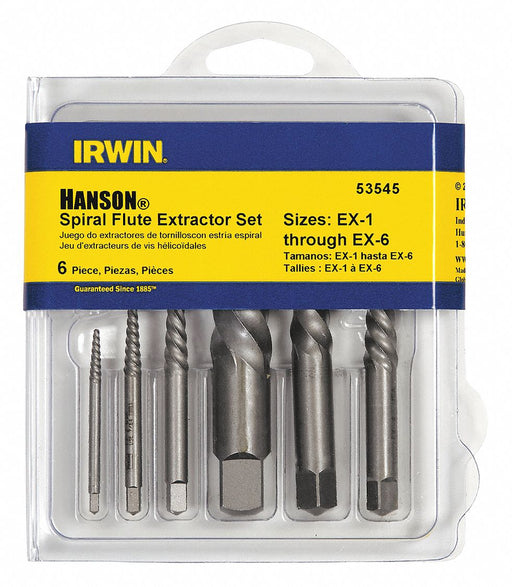 Screw Extractor Set HCS Clamshell PK6