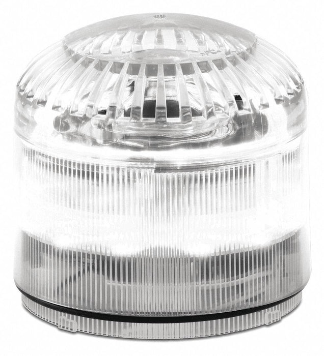 Beacon Warning Sounder Light Clear LED