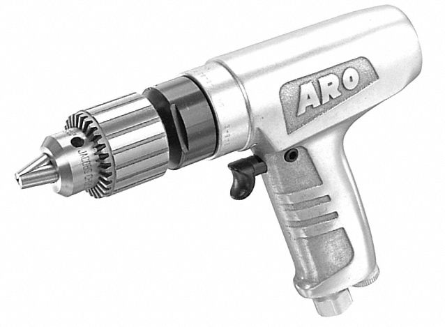 Drill Air-Powered Pistol Grip 3/8 in