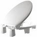 Toilet Seat Wht 14 in W 4.25 in H