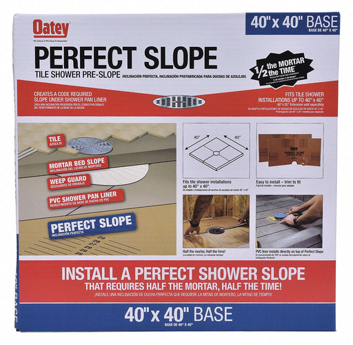 Pre-Slope Base Oatey Polystyrene