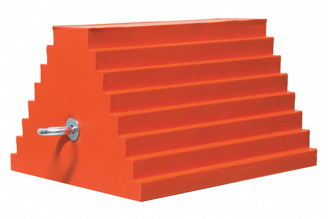 Wheel Chock 11 D 7 H 9 W Orange