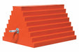 Wheel Chock 11 D 7 H 9 W Orange
