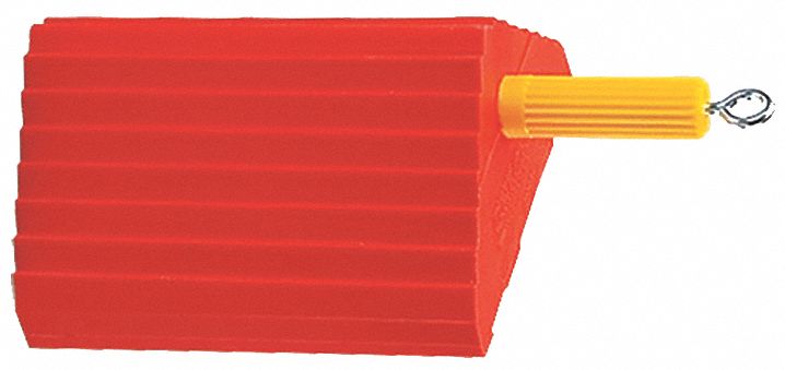 Wheel Chock 9 D 5 H 16 W Orange