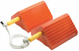 Wheel Chock 9 D 5 H 16 W Orange PR