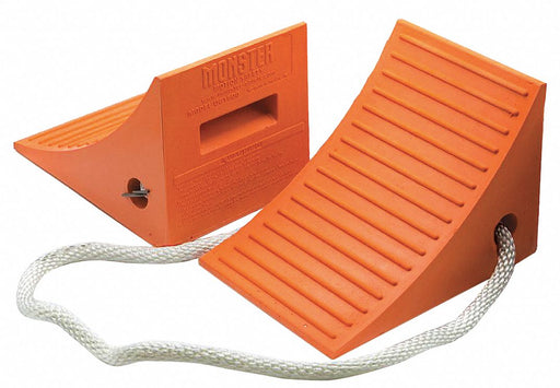 Wheel Chock 11 D 8 H 17 W Orange PR
