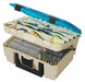 Cmprt Box Brass Bail Beige/Blue Adj