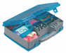 StorageBox 8.375inW 11.25inL Gray/Blue