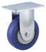 Plate Caster Rigid Rubber 5 1/8 H