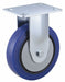Plate Caster Rigid Rubber 6 3/16 H