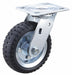 Plate Caster Swivel Rubber 7 1/4 H