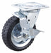 Plate Caster Swivel Rubber 7 1/4 H
