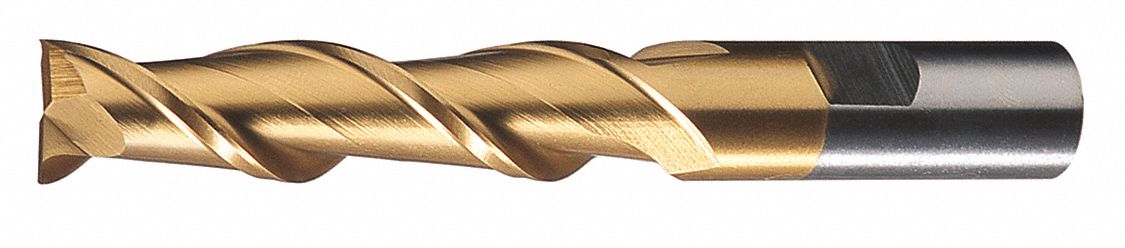 Sq. End Mill Single End HSS 1/2 