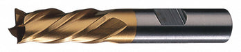 Sq. End Mill Single End HSS 3/8 