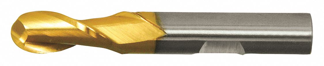 Ball End Mill 0.375 in HSS
