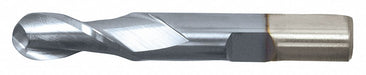 Ball End Mill Single End 1/2 HSS