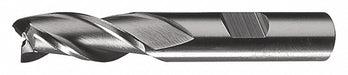 Sq. End Mill Single End HSS 1/2 