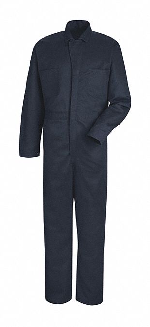 Mens Button Front Cotton Coverall