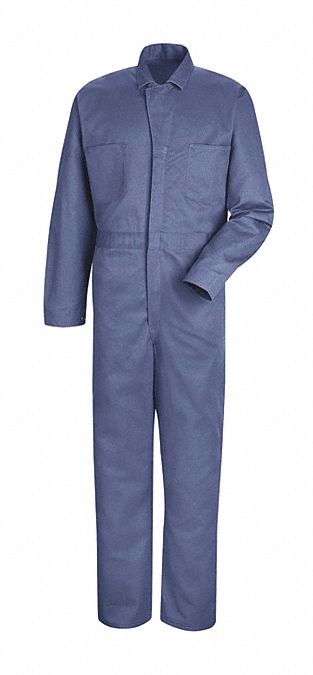 Mens Button Front Cotton Coverall