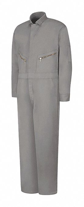 Mns Ls Cotton Coverall-Gray