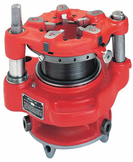 Receding Geared Threader 4 to 6 in Cap.