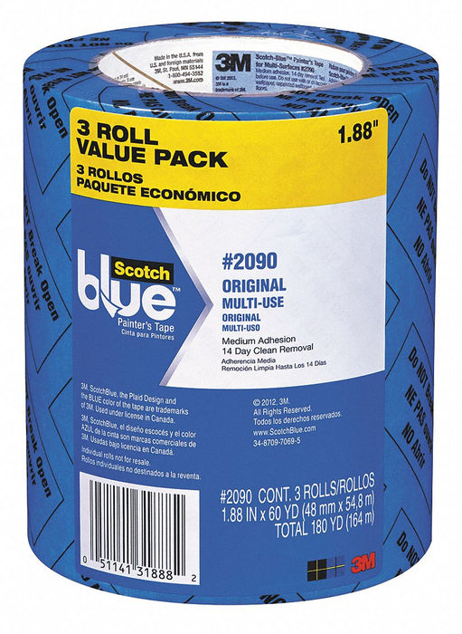 Painters Masking Tape 2in. Blue PK3