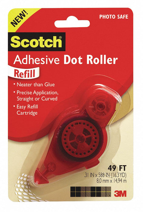 Adhesive Dot Roller Refill White