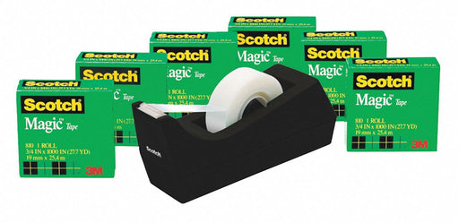 Office Tape w Dspnsr 83.3 ft 3/4 in PK6
