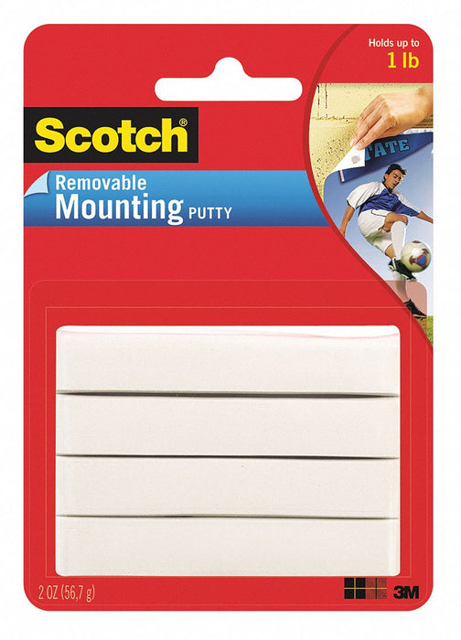 Mounting Putty White 2 oz Strips