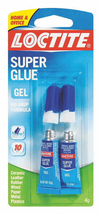 Super Glue Gel Tube 0.07 oz PK2