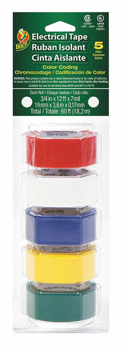 Electrical Tape 0.75 in x 12 yd. PK6