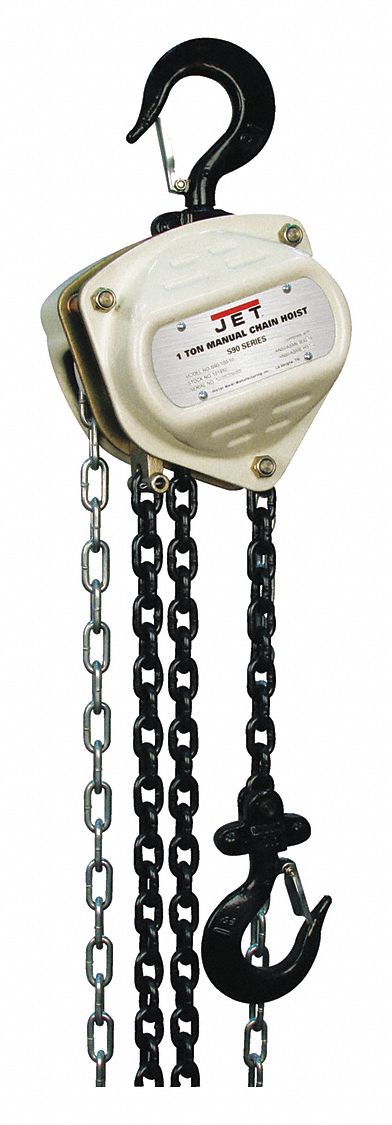 Hand Chain Hoist With 10ft Lift 1-Ton