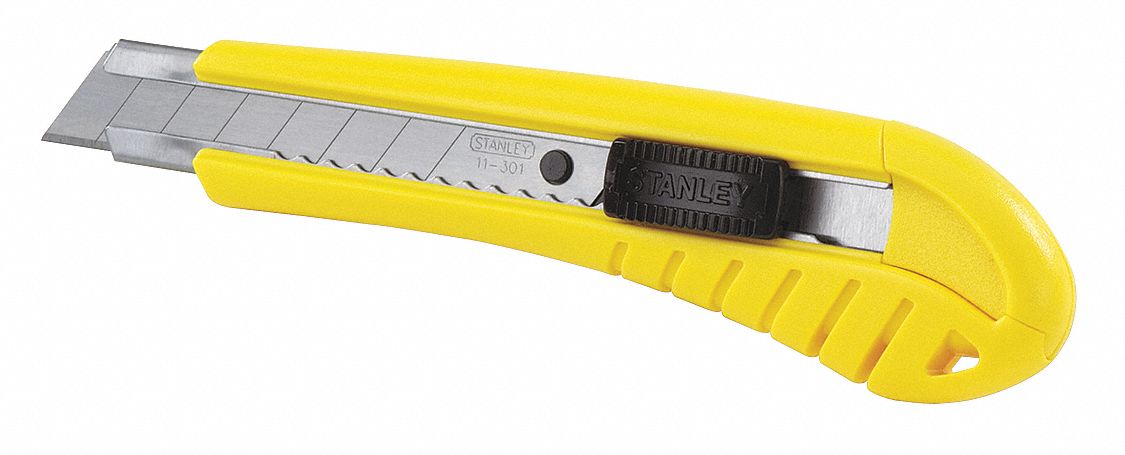 Snap-Off Knife 18mm Blade W 6-3/4 in L