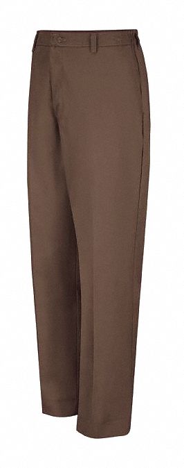 K8016 Mens Brown Pant W/Side Elastic