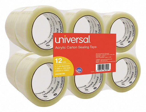 Acrylic Box Sealing Tape 48mmx100m PK12