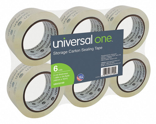 HD Box Sealing Tape Clear 48mmx50m PK6