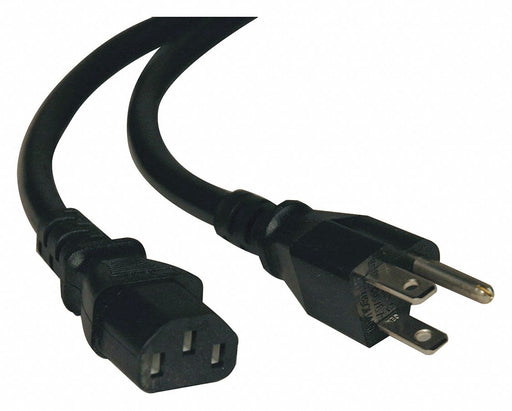 Power Cord 5-15P to C13 10A 18AWG 3ft