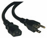 Power Cord 5-15P to C13 10A 18AWG 3ft