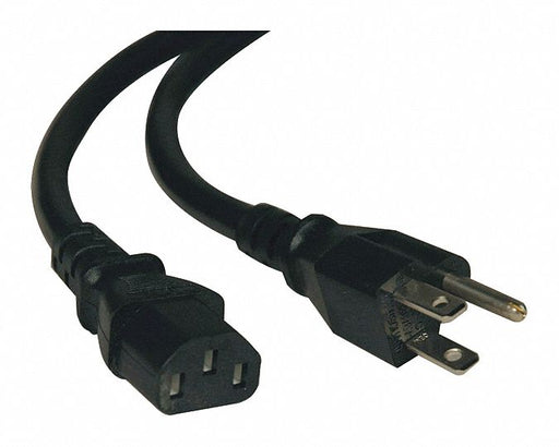 Power Cord 5-15P to C13 10A 18AWG 4ft