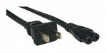 Power Cord 1-15P to C7 10A 18AWG 6ft