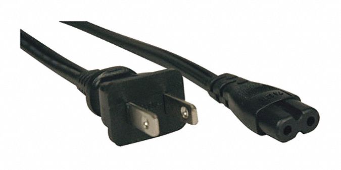 Power Cord 1-15P to C7 10A 18AWG 6ft