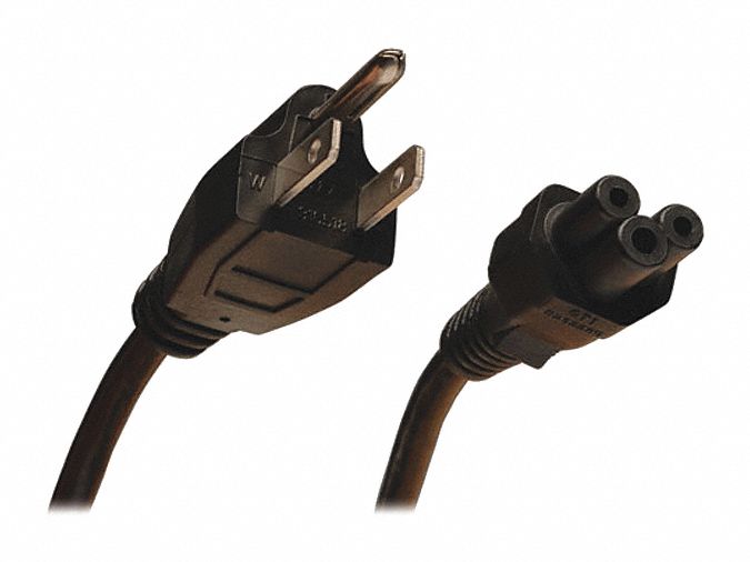Power Cord 5-15P to C5 10A 18AWG 3ft