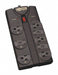 Surge 8 Outlet 8ft cord 1440J Black
