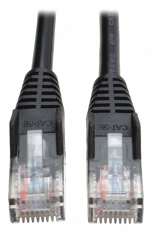 Cat5e Cable Snagless Molded Black 7ft